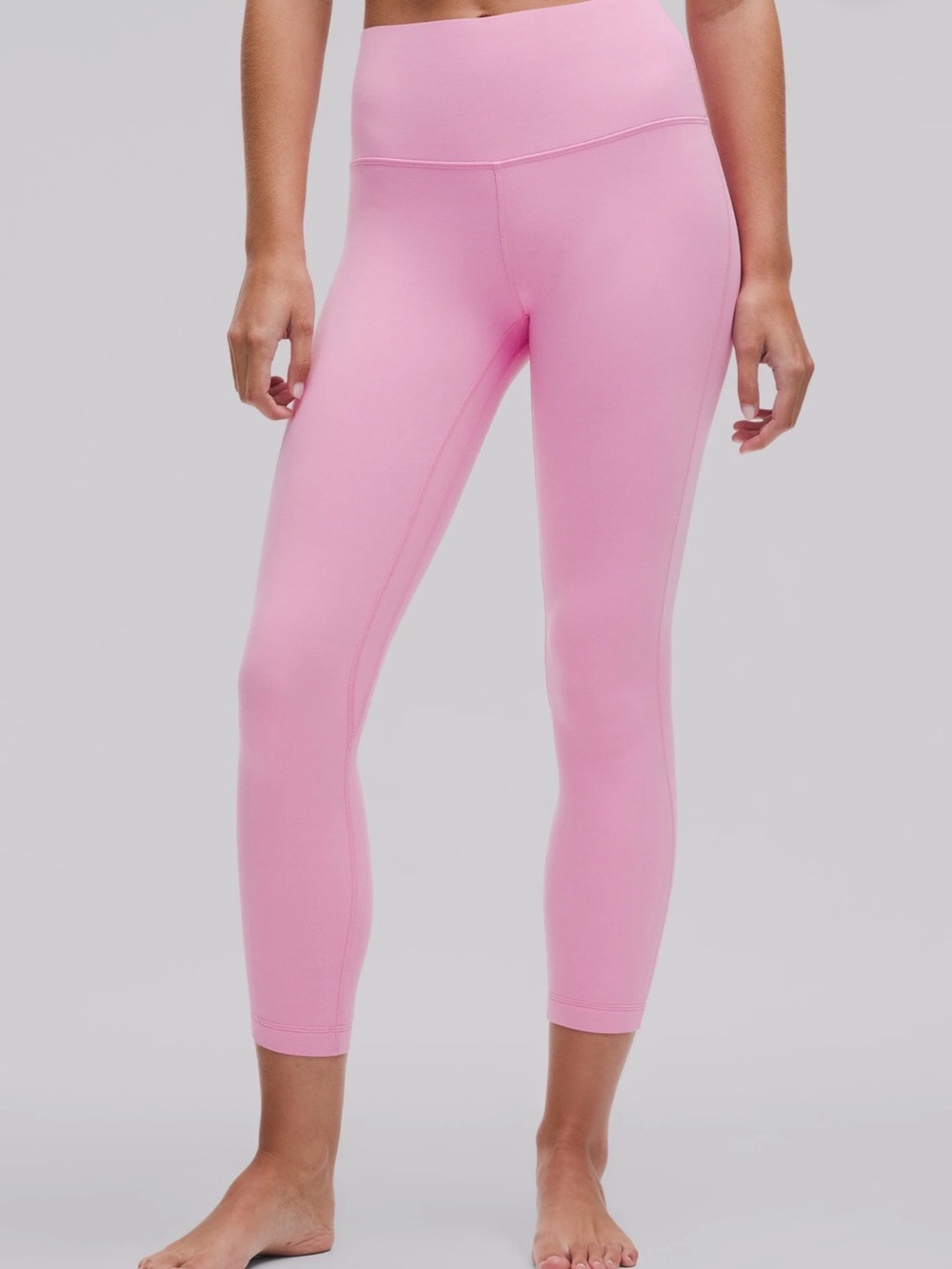 lululemon athletica Pink High-Rise Crop Leggings